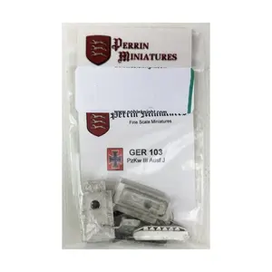 PzKw III Ausf J, WWII Miniatures - German (10mm) (Perrin Miniatures)