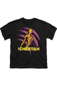Футболка с коротким рукавом для детей "Чудо-женщина 1984: Гепарда" Gildan, черный