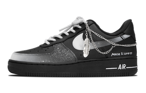 Кроссовки Air Force 1 Low top Skateboard Unisex Nike, черный