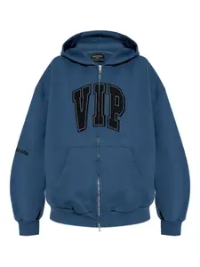 Худи на молнии BALENCIAGA, синий