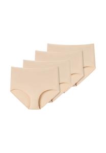Трусики макси, 4 шт в упаковке из органического хлопка 95/5 SCHIESSER, песочный