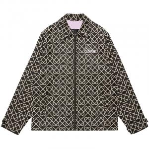 Куртка унисекс Воротник-стойка Умеренная степень детализации Другие Clot, черный