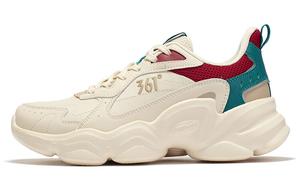 Кроссовки 361° Lifestyle Shoes Men Low-top Beige/Red, бежевый/красный