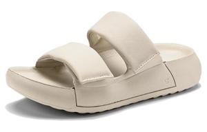 Шлепанцы женские лаймово-серые Ecco