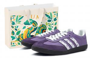 Adidas Originals Низкие кроссовки для скейтбординга SAMBA OG, устойчивые к истиранию, унисекс, фиолетовые