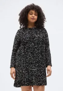 Платье cardaiza с круглым вырезом, коктейльное платье/вечернее платье Only Carmakoma, Black