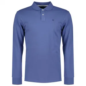 Поло с длинным рукавом Hackett HM5500017 Slim Fit, синий