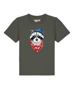 Рубашка watabout.kids Waschbär, темно-зеленый