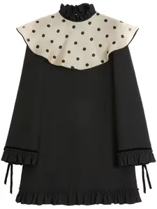 Платье мини Crepe Couture VALENTINO GARAVANI, черный