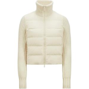 Пуховик женский белый Moncler