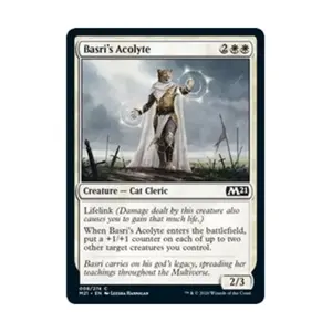 CCG Послушник Басри (клавиша C), MTG - Core Set 2021