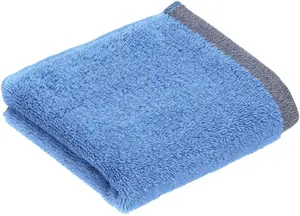 Гостевые полотенца bugatti "Прато", (3 шт.), однотонные, с крапчатым краем по краю 30х50 см (3 шт.), цвет blue moon