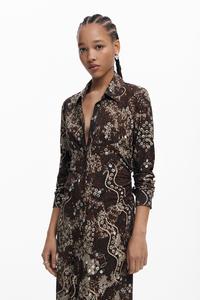 Платье с длинными рукавами SNAKEBRILLO