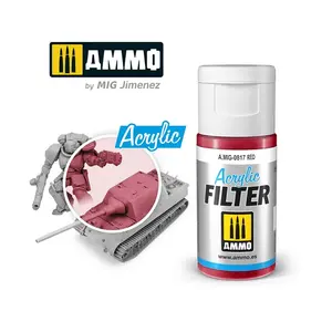 Красный, Acrylic Singles - Filters