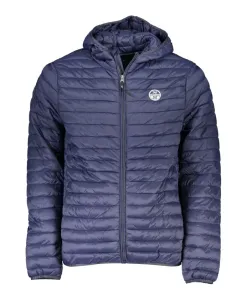 Синяя куртка с капюшоном, карманами и логотипом. North Sails, синий