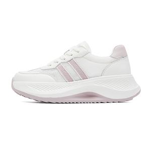 Низкие повседневные кроссовки женские белые JEEP SPIRIT, бежево-абрикосовые