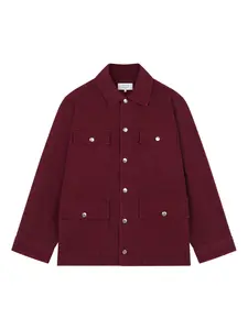 Куртка-рубашка с карманами Maison Kitsuné, красный