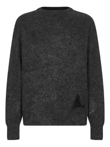 Свитер с круглым вырезом ROA, серый