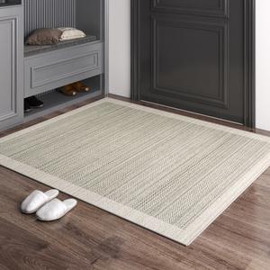 AOVOC Ковер 140х200 см для прихожей в винтажном стиле, нескользящий, Victoria Doormat 06