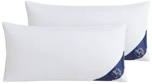 Подушка SPESSARTTRAUM из гусиного пера "Премиум", наполнитель: 70% гусиное перо, 30% гусиный пух, чехол: 100% хлопок, (2 шт.), производство Германия, гипоаллергенный, дешевле в комплекте 40х80 см, белый