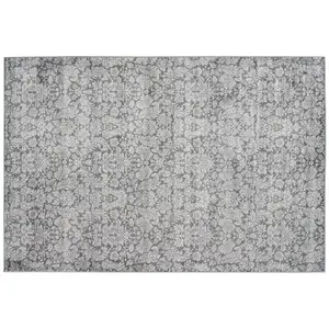 Винтажный дамасский ковер Safavieh, серый, 153x229 см