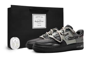 Nike Кроссовки Air Force 1 противоскользящие износостойкие низкие для скейтбординга унисекс коричневый черный, цвет Brown Black