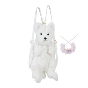 Плюшевая игрушка щенка вест хайленд уайт терьера реалистичная плюшевая кукла животного высота 50см J&TOO