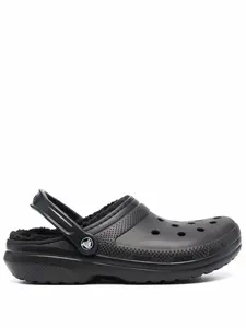 Кроксы Classic c искусственным мехом Crocs, черный