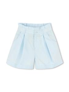 Шорты с вышитым логотипом Kenzo Kids, синий