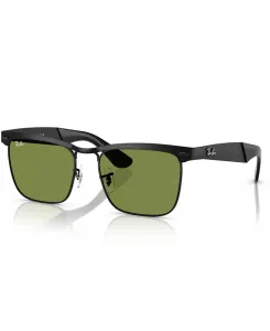 Унисекс солнцезащитные очки Wayfarer Deluxe, RB3875 Ray-Ban, черный