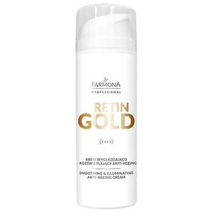 Антивозрастной разглаживающий и осветляющий крем. RETIN GOLD, Farmona