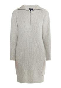 Вязаное платье DreiMaster Vintage Knitted dress, пятнистый серый