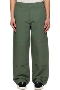 Kenzo Брюки чинос хаки Kenzo Paris с двойными коленями