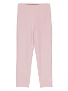 Леггинсы из джерси с монограммой Monnalisa, розовый