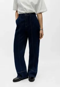 Широкие ноги Object, Dark Blue Denim