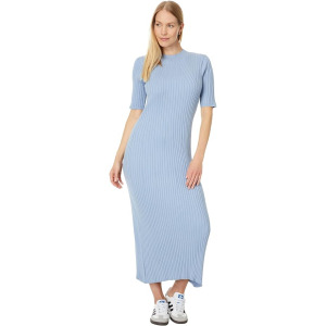 Платье Varley Maeve Rib Knit Midi, синий