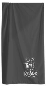 Пляжное полотенце MTOnlinehandel XXL Relax, серый - текстиль - 100 x 200 x 1 см