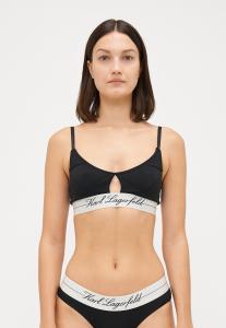 Треугольный бюстгальтер HOTEL PEEPHOLE BRALETTE KARL LAGERFELD, черный