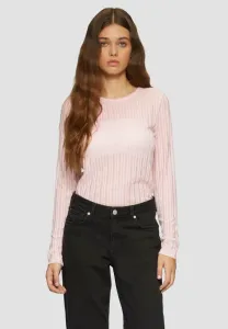 Топ с длинными рукавами leicht transparentes mit drop needle struktur Qs, Altrosa