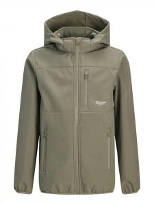 JACK & JONES Junior Куртка софтшелл JJTHEO SOFTSHELL JACKET цвета ветивер