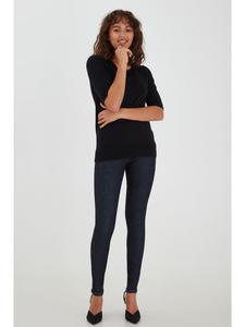 Свитер прямого кроя PZSARA в цвете Black Beauty Pulz