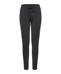 Серые брюки-сигареты, свободного кроя. Ichi, серый