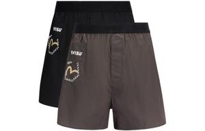 Мужские Брюки Arrow EVISU, Темно-Серый/Черный