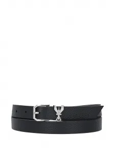 Ремень Fly с пряжкой Patrizia Pepe, черный