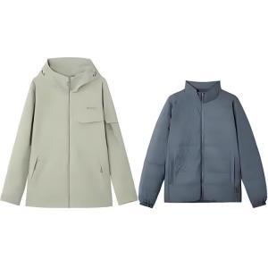 Skechers Пуховик мужской лавровый дуб серый, Laurel Oak Gray