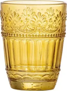 Стакан FEYZA, желтый, 10x8 см, 260 мл, рельефный узор Bloomingville