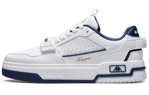 Kappa Нескользящие износостойкие низкие кроссовки для скейтбординга унисекс белого и синего цвета