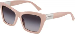 Солнцезащитные очки с красным градиентом от Jimmy Choo, 50148g - Pink - Gradient Grey