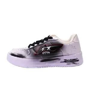 Скейтерские кеды низкие Unisex износостойкие и легкие LINING, белый