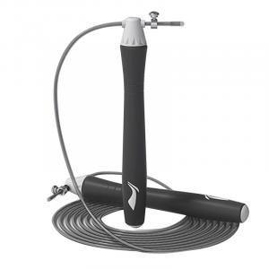 LINING Скакалка механическая счетная Student Supply, детская, стальной трос, ручка из ABS пластика, 2,8 м, черный